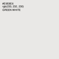#E9E8E6 - Green White Color Image